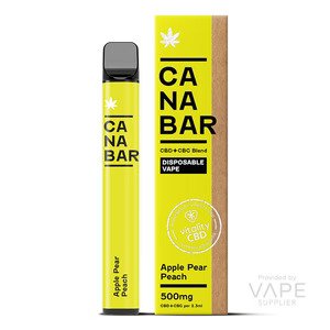 Canabar Apple Pear Peach 500mg