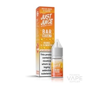 Just Juice Bar Nic Salt 10mg – Orange & Clementine